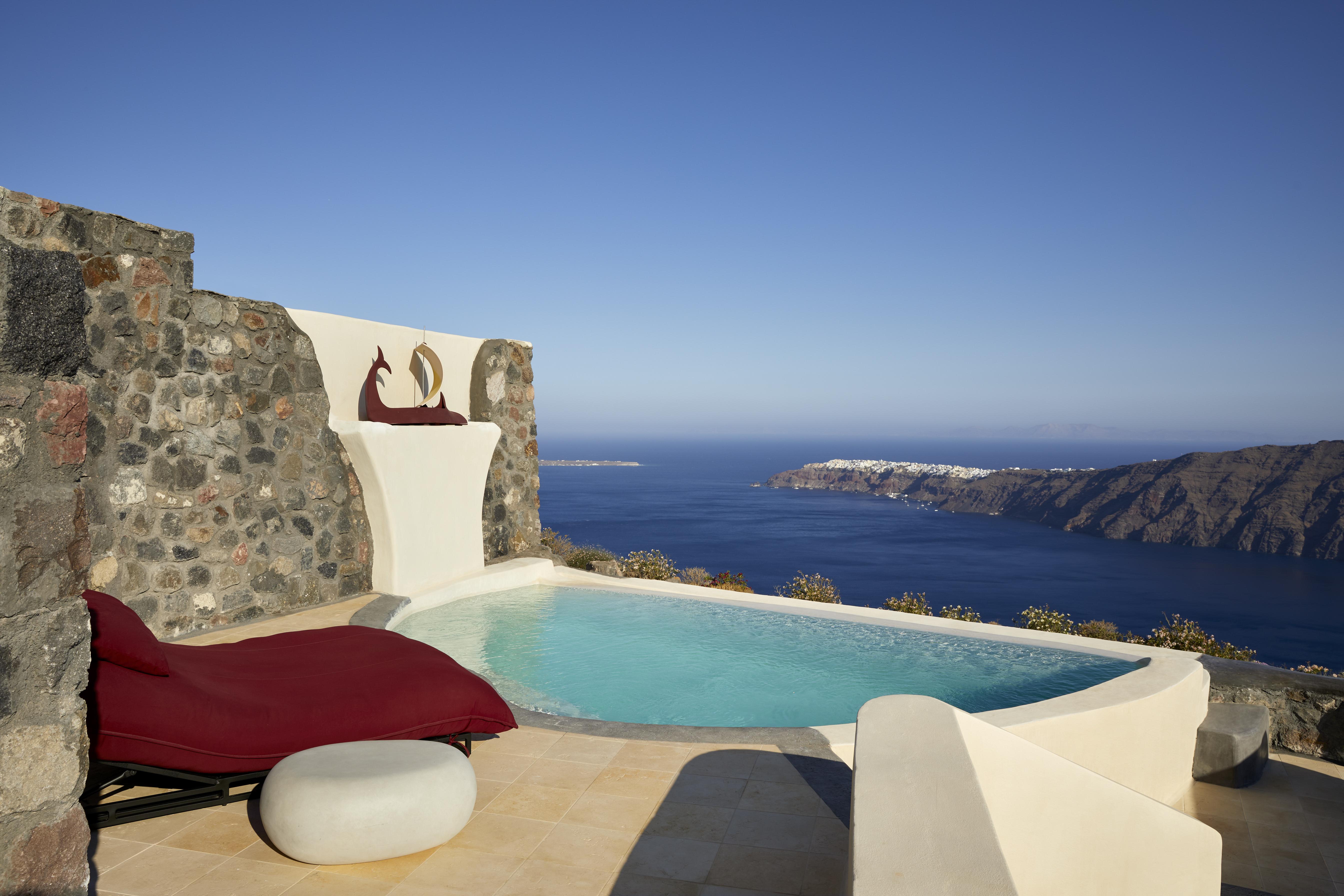 White Pearl Cavalieri (Adults Only) Hotell Imerovígli Eksteriør bilde